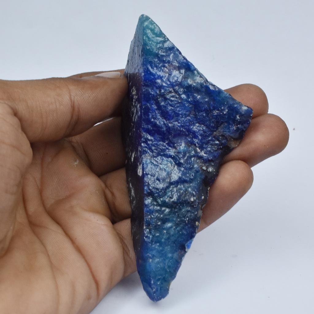 41 Ct Raw Rough Natural Blue Sapphire CERTIFIED Loose Gemstone Huge Size