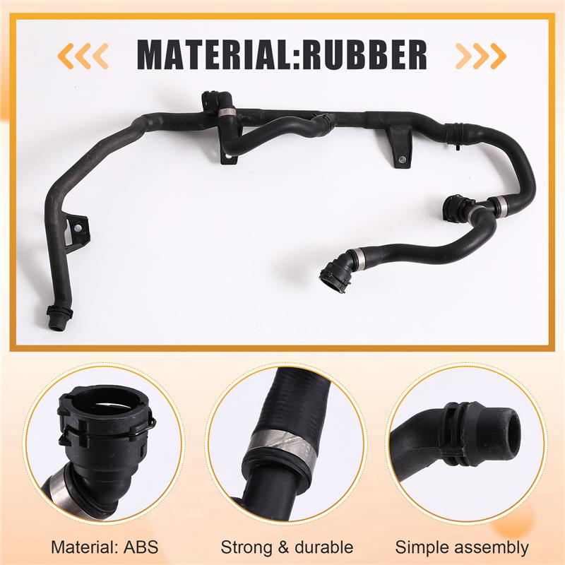 A28G-17127548242 Cooling Hose Radiator Hose For BMW 1Series E82 E87 1.6L 2.0L 2004-2013 17127525026
