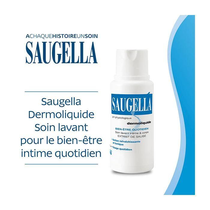 Saugella Dermoliquide Intimate and Body Cleansing Care 250ml