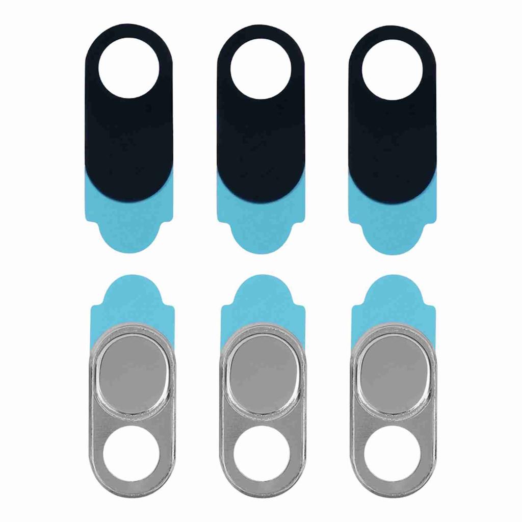 3pcs Metal Lens Cap Camera Privacy Protect Sticker Webcam Cover For Smartphone Tablets