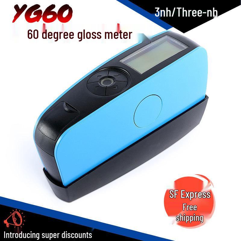 3nh YG60 Gloss Meter for Measuring Gloss on Furniture, Home Decor, Marble, and Tile Surfaces.