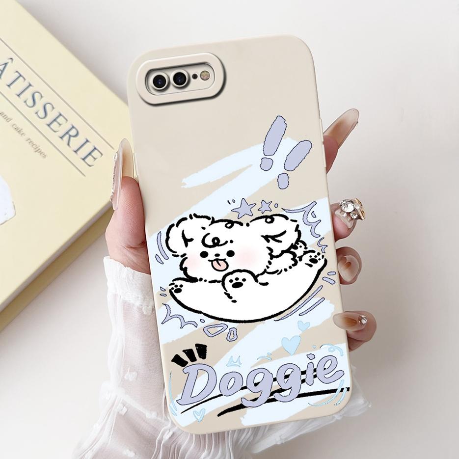 For Apple iPhone 7 Plus Case iPhone8 Plus Cute Cartoon Painted Cover Soft TPU Phone Case For iPhone 8 iPhone7 iPhone8 Plus Shell iPhone 8 Plus