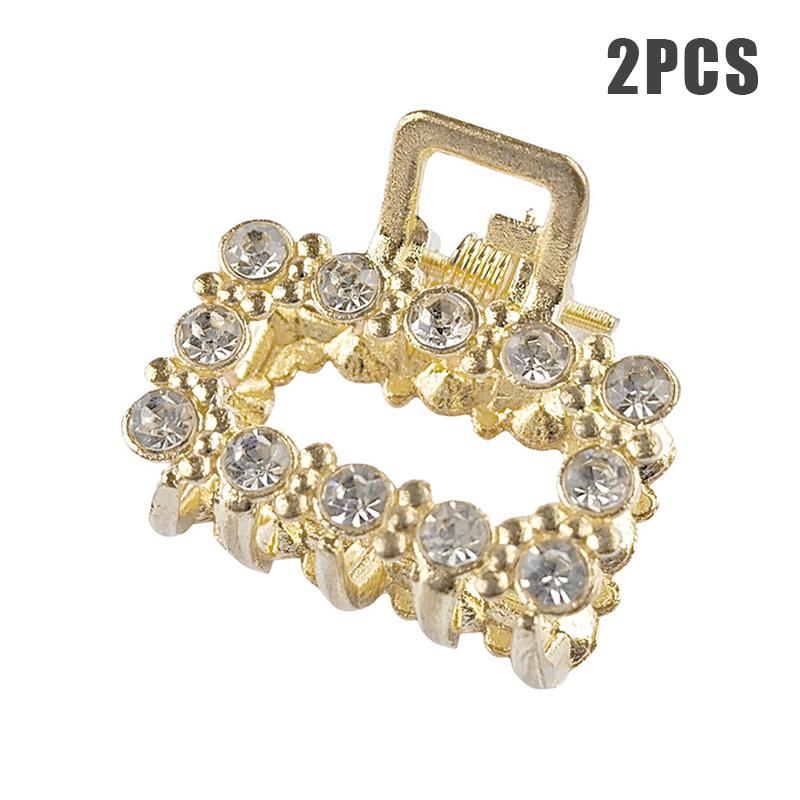 

2 шт. Модные европейско-американские аксессуары для волос Красочная жемчужная бабочка Заколка для волос для высокого хвоста Универсальная заколка