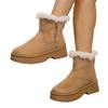Cross-border Winter New Thick-soled Velvet Thickened Snow Boots Women's Side Zipper Warm Towel Short Boots Cotton Shoes
