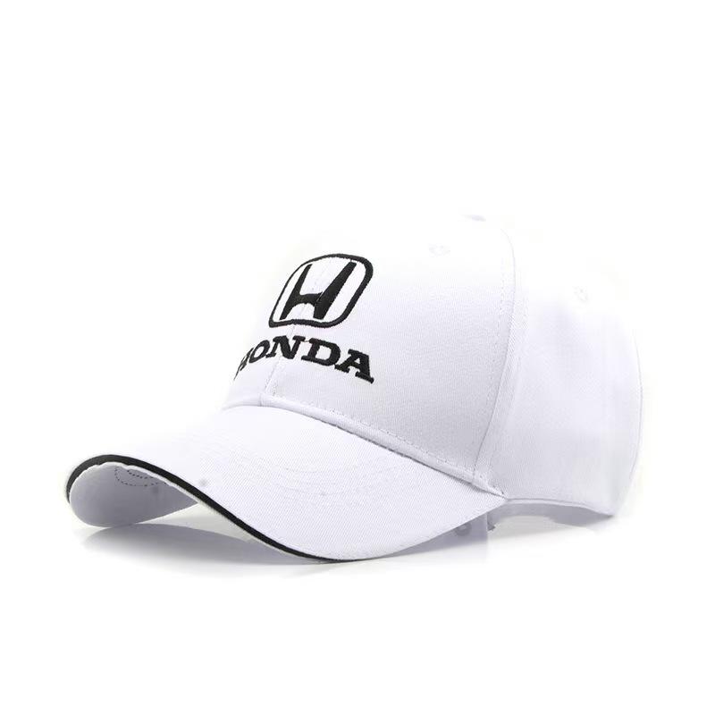 

Car Duck Tongue Hat Trucker Outdoor Sport Running Adjustable Baseball Caps For Honda CIVIC Mugen Pilot Type R Type S VTEC RR SI белый