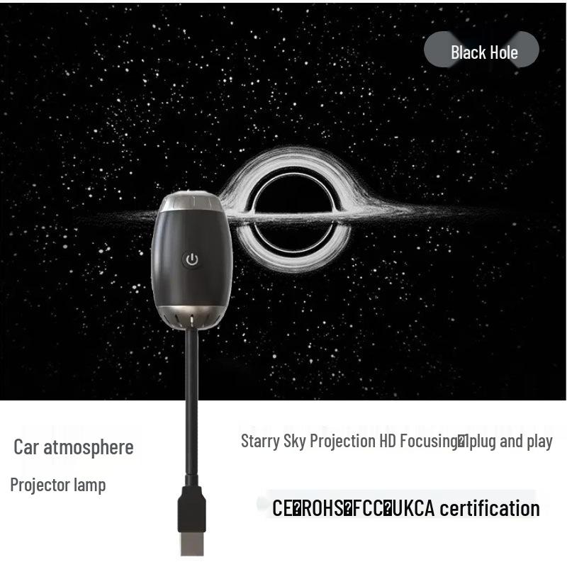 USB Sternenhimmel Auto Dach Projektor: Innenraum Auto Umgebungslicht & Dekoration