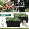 2Pcs Felt Grow Bag Multi-size Felt Grow Bag Rectangle Planting Nursery Pot Portable Flower Vegetable Tomato Potato Container