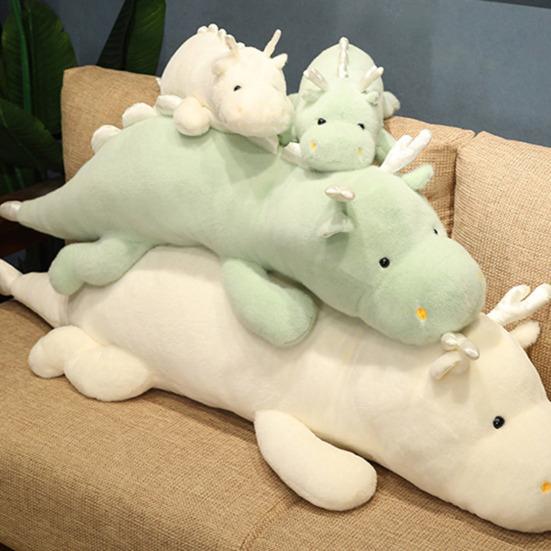 Yousheng Long Dragon Plush Pillow Soft Stuffed Animal from 70cm-140cm Cute Cuddly Backrest for Sofa Bed Cozy Hugging Companion Decor Gift for Kids