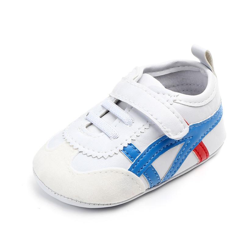 Boy Girl Baby Shoes Non-slip Soft Sole PU Leather Magic Sticker Infant Toddler