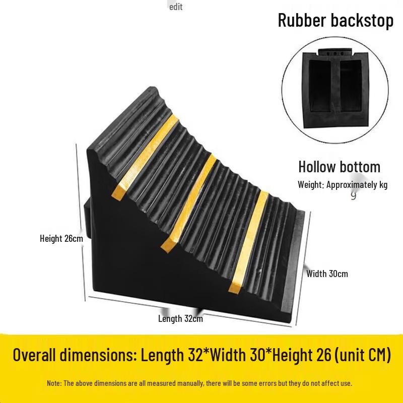 Rubber Wheel Chock for Large Trucks
