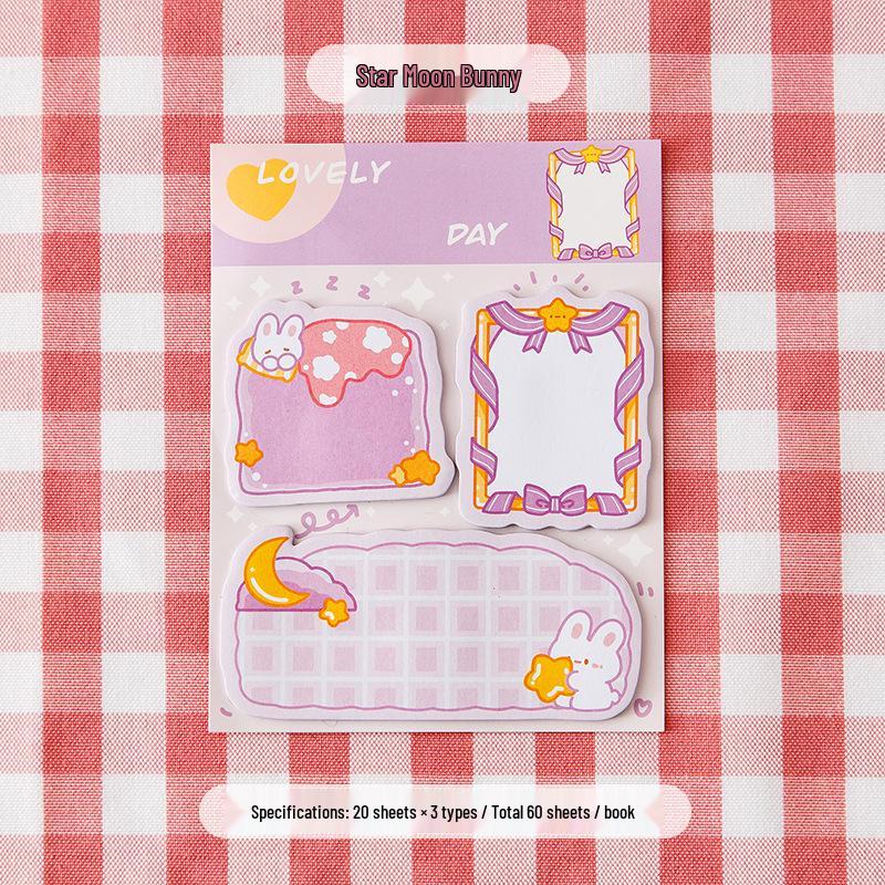 Irregular Shaped Cartoon Sticky Notes Memo Pad