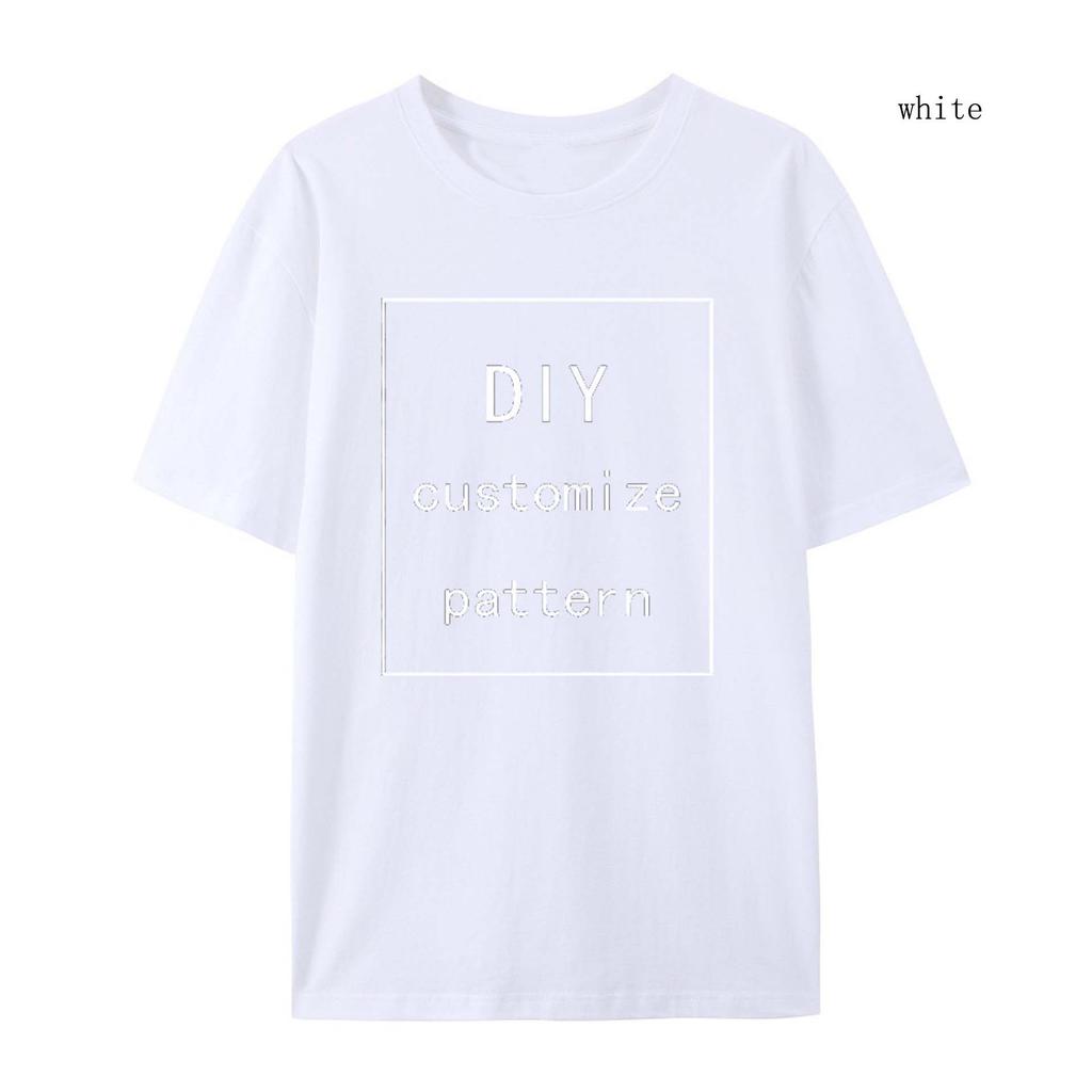 DIY 105 Washed Vintage Couple T-Shirts Design Your Logo Street Retro Women Cotton Short Sleeve Customize Pattern TShirt