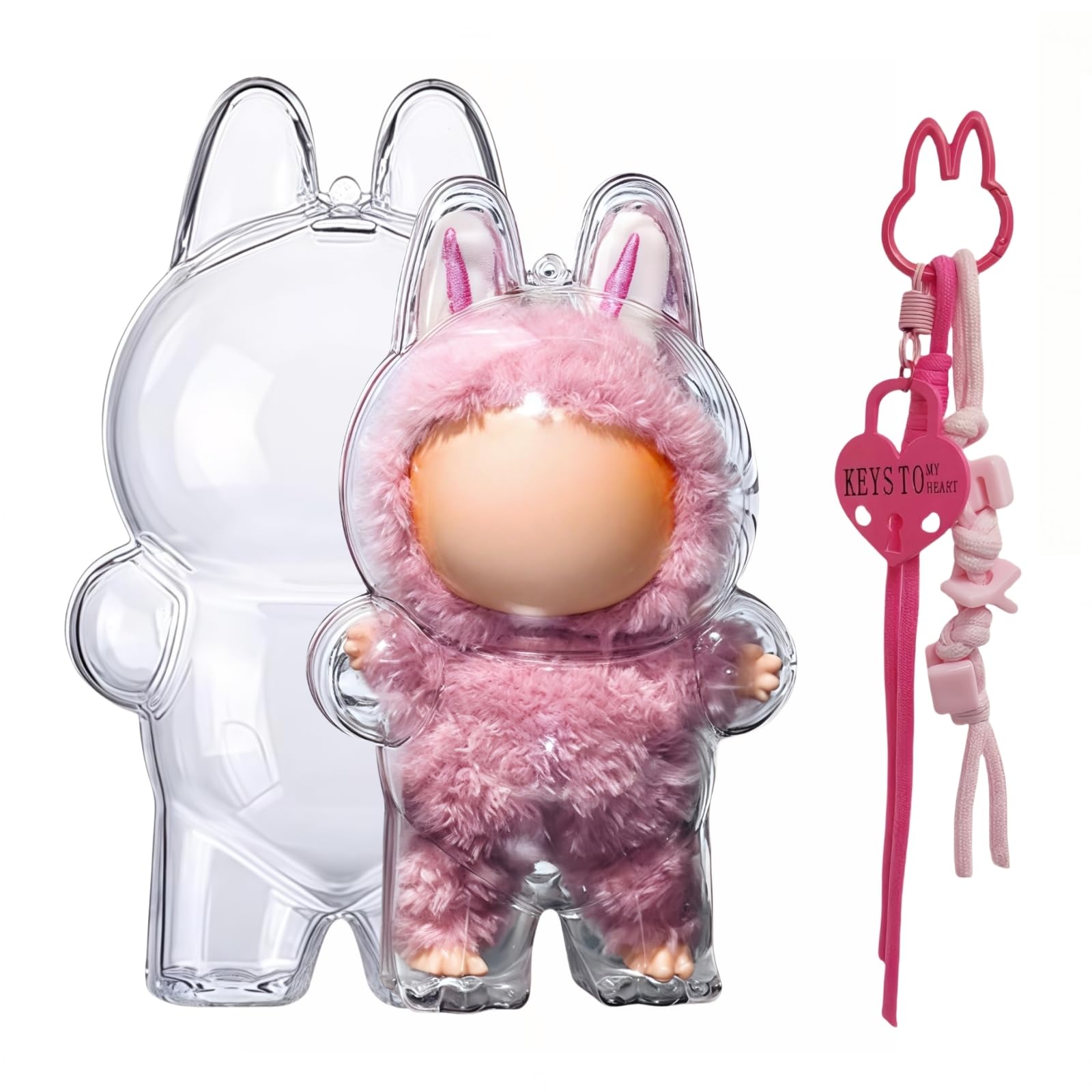 

Доступный в различных этот чехол совместим с LABUBU Он имеет прозрачный предотвращает грязь и и идеально подходит для Также в комплекте идет пылезащитный розовый