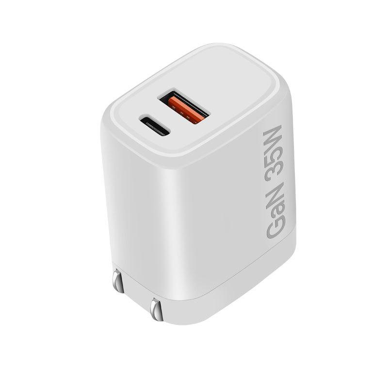 30W-35W GaN Gallium Nitride Fast Phone Charger with US/EU Plug - ETL, FCC, CE Certified