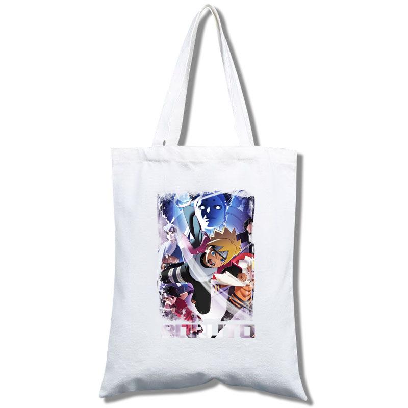 Day, Man Female Student Shopping Mobile Phone White Canvas Model Portable Messenger Bag Canvas Bag