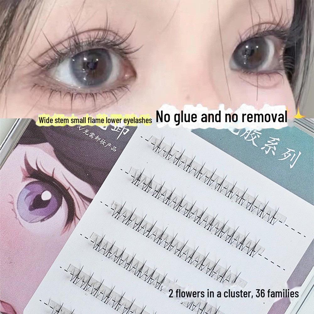 

North Star Высокообъемные Накладные Ресницы Натурального Вида, Ленивые Сегментированные Самоклеящиеся, Не Требующие Клея