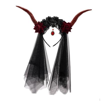 Net Headband Women's Cosplay Antelope Headgear Accessory Festive Hair