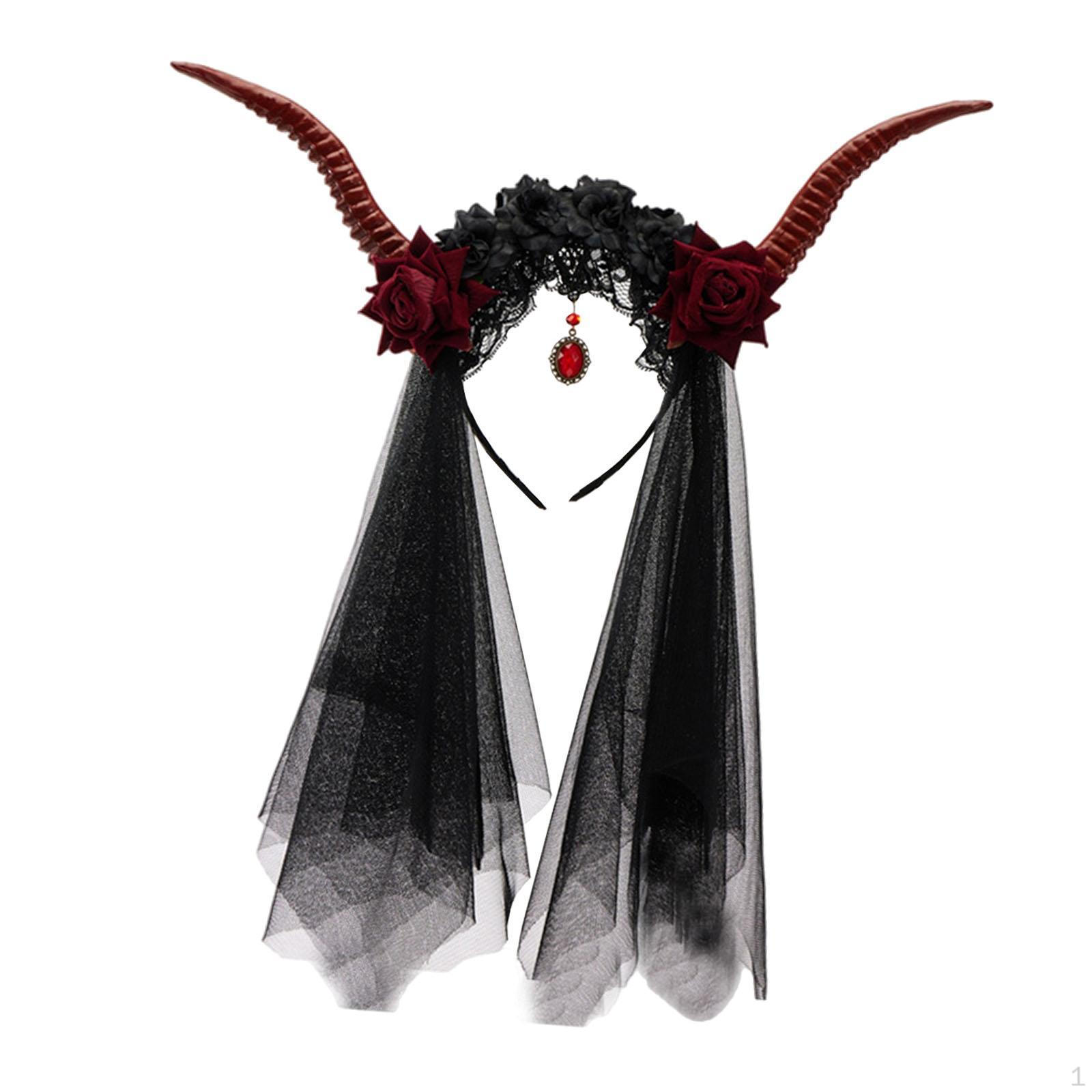 

Net Headband Women s Cosplay Antelope Headgear Accessory Festive Hair