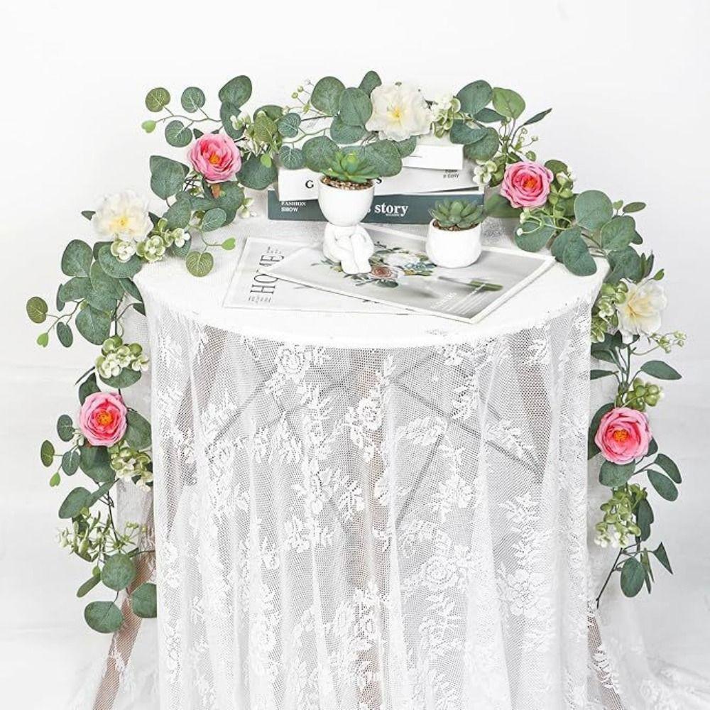 Artificial Flower Dressing Flower Garland Simulated Vine Plastic Fake Vine Plants Lifelike Exquisite Artificial Flowers Vine