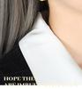 Niche Punk Geometric Gold-Plated Titanium Oval Stud Earrings - Trendy Hip Hop Style Accessories