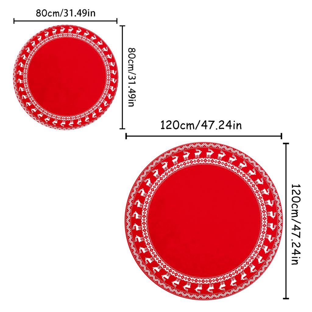 1-Piece Christmas Rug Carpet Soft Flannel Rug For Room Anti-Slip Christmas Carpet For Home Decor Gift 2026 New Year
