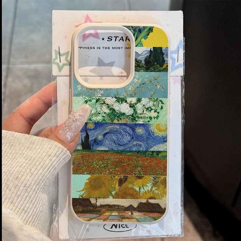 

Van Gogh Classic Painting Collage Pattern Phone Case For IPhone 17 16 15 14 Plus 13 12 11 Pro Max 17 Air X XR XS Soft Cover iPhone XR