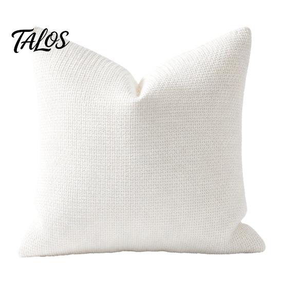 Textured Fabric Throw Covers Weave Texture Cushion Case, Chenille Pillow Cover, Solid Color Cover Elegant Bedroom Shams with Zipper for Living
