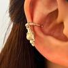 Starfish Seashell Ear Cuff for Non-Pierced Ears - Beach Vacation Ocean Style Women's Accessory