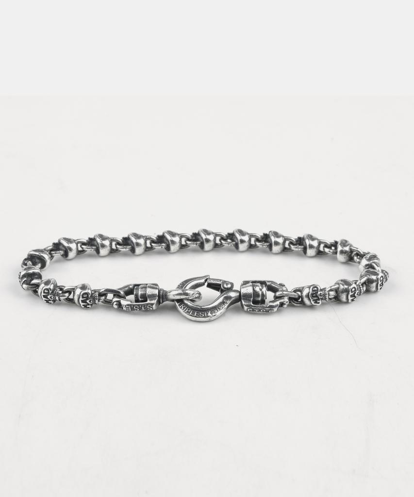 Sheen666 Industrial Series Sts016 Skull Silver Bracelet