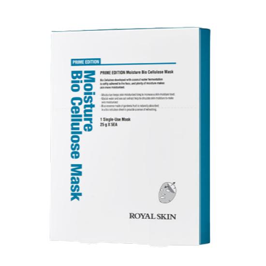 

Royal Skin Prime Edition Moisture Bio Cellulose Mask Pack (25g x 5 Sheets) – Deep Hydration & Skin Barrier Care Facial Mask Set