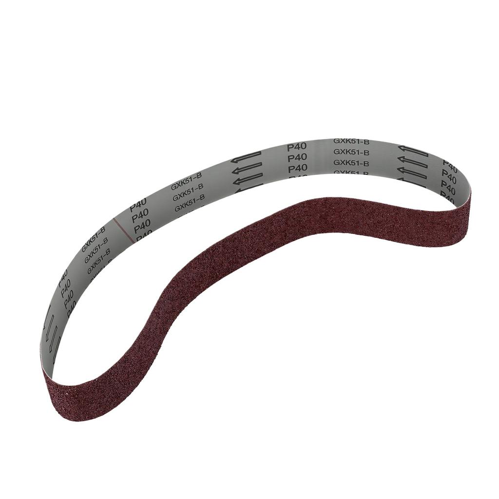10 Pcs Sanding Belt Set 1220x50mm 40 60 80 100 120 Grit Aluminum Oxide Belt Sandpaper for Wood Metal Plastic