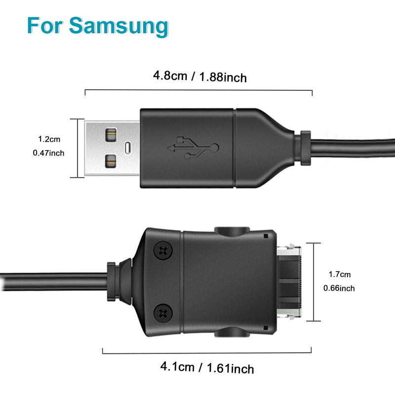 Câble USB SUC-C2 Pour Samsung L70,L73,L74,L730,L830,L83T,U-CA5,NV3,NV5,NV7,i5,i6,i7,i70,i85,NV8,NV10,NV11,NV15 Câble de chargement