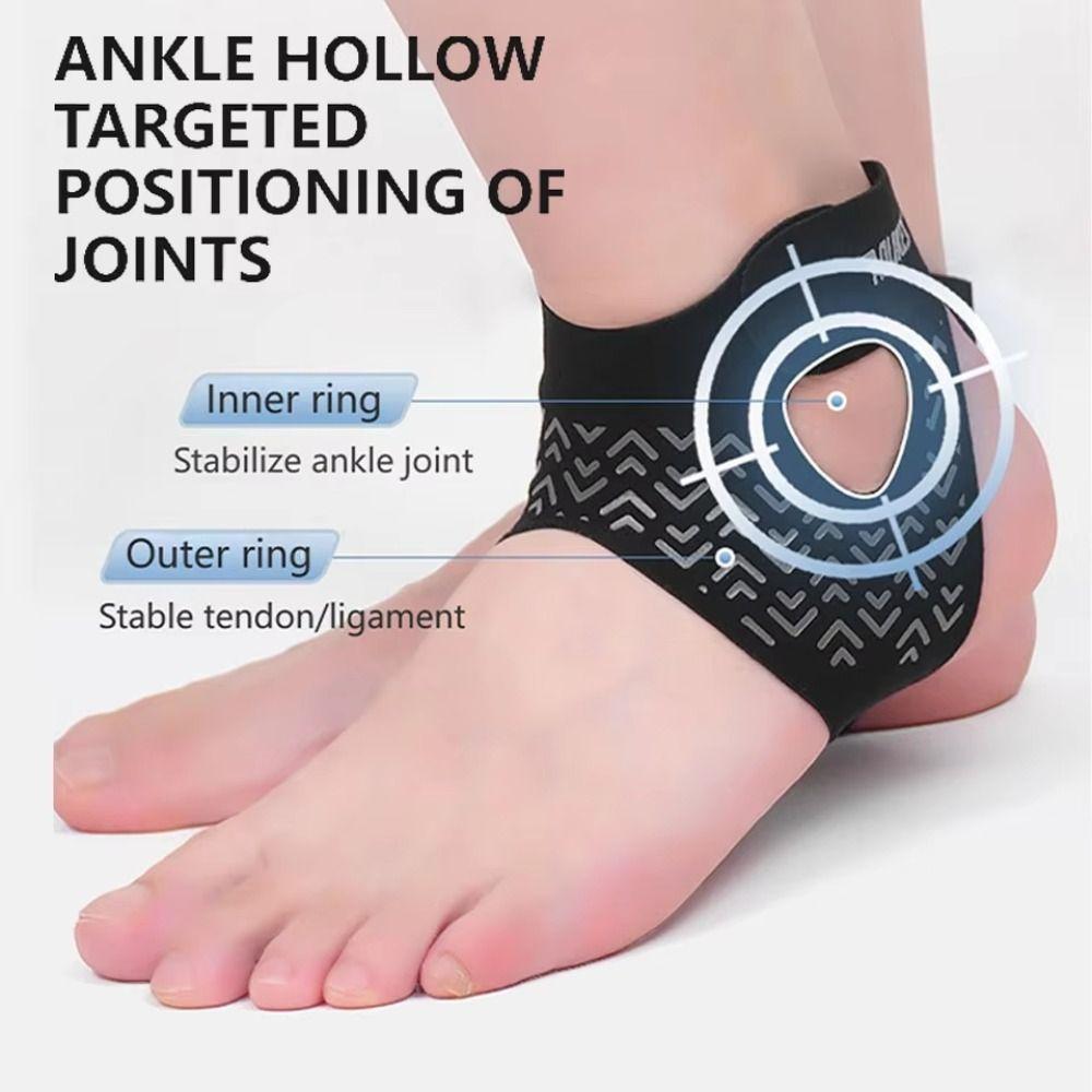 Nylon Ankle Support Black Feet Bandage Protective Gear Ankle Compression Support Men Women
