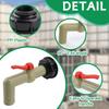 Heavy Duty IBC Tank Connector Reinforced Thread Outlet Tap for IBC Container Water Tank Rain Butt Accessories