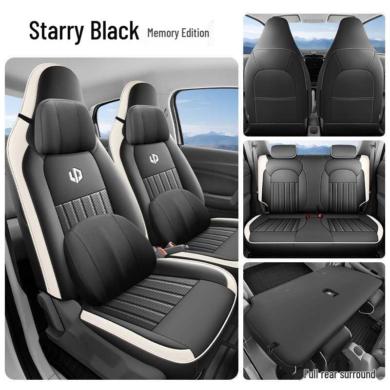 Leapmotor T03 2025 Autositzbezug - Light Enjoy Edition, Fun Share, Smart Enjoy, Ganzjahres-Vollabdeckungskissen