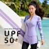 Korean Women's Long Sleeve Quick Dry Sun Protection Surfing and Diving Suit