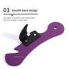 Portable Bottle Jar Opener Kitchen Gadget Portable Can Opener for Emergency Bottle Opener Party Simple Canning Knife 4 Colors
