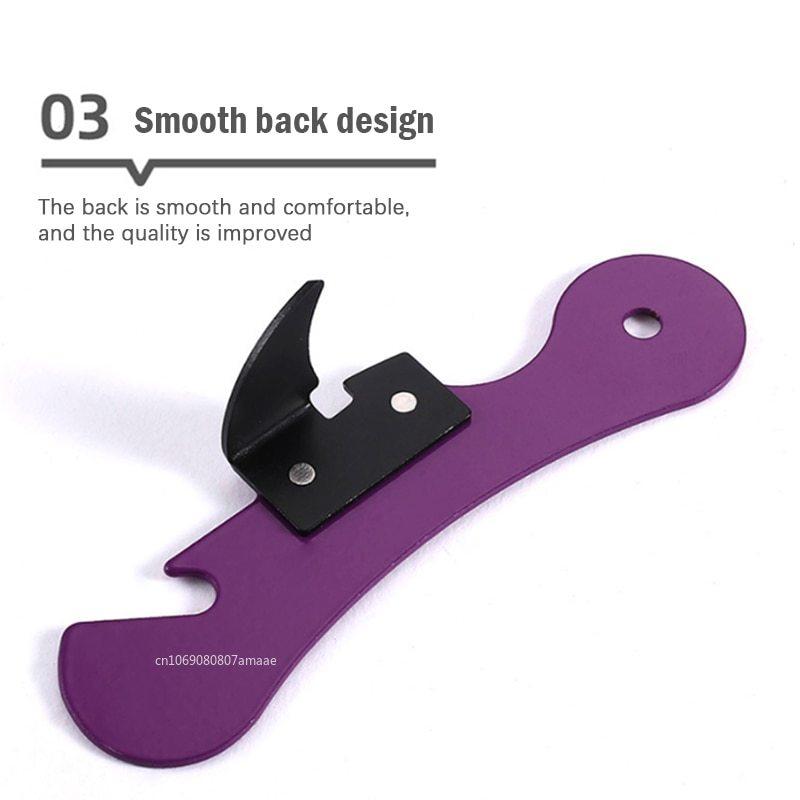 Portable Bottle Jar Opener Kitchen Gadget Portable Can Opener for Emergency Bottle Opener Party Simple Canning Knife 4 Colors
