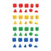 40 Pieces 3D Geometric Shapes Blocks, Sorting and Stacking Toys Different Shapes, Pattern Blocks for
