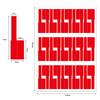 8 Pcs Cable Labels Tags For Cable Management Colorful Waterproof Cord Tags For Wire Labels Self Adhesive Tear Resistant