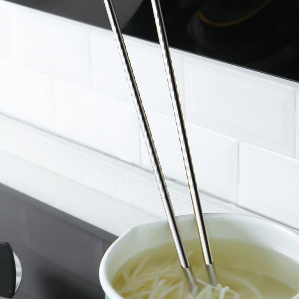Reusable Nonslip Cooking Tools Lengthened Hot Pot Chopsticks Chopsticks Tableware Frying Chopsticks