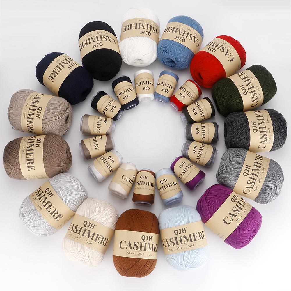 Luxurious 10-Pairs Cashmere Yarn Set -Soft, Warm & Versatile Worsted for Knitting & Crochet- Perfect for Scarves, Shawls, Gloves