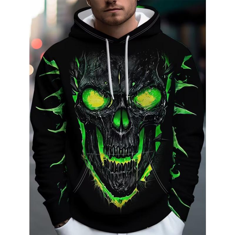 Men's casual sportswear style hooded sweatshirt, regular fit, with drawstring pockets. It has a versatile style and is highly versatile.