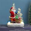 2024 cross border new Christmas decorations luminous music snow view House Christmas decorations Christmas gifts