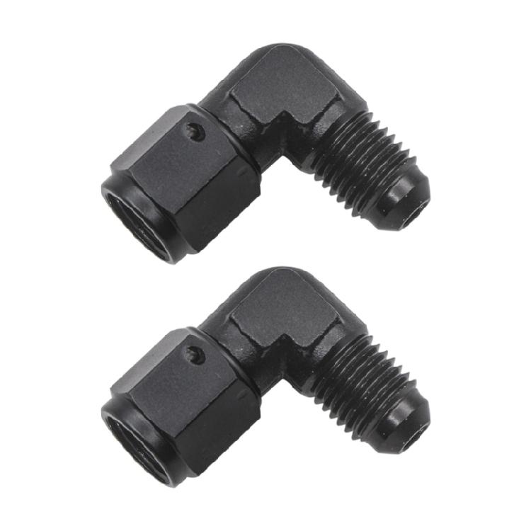 4AN 6AN 8AN 10AN 90 Degree Elbow Flared Tube Fitting For Flexible Fuel System Connections In Vehicle