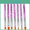 Premium 7pcs Uv Gel Nail Art Brush Set Ideal For Salon And Home Use