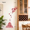 2026 Chinese New Year Fu Character Wall Sticker - Creative Decoration for Spring Festival Atmosphere