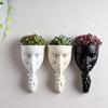 Face Flower Pot Decorative Flower Planter Small Potted Plant Holder for Home Living Room Bedroom Office Coffee Shop