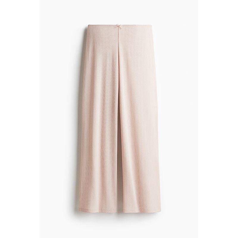 

HM Женская одежда 2025 Весна/Лето Новые брюки из сетчатого джерси 1272558 Pink 165/80