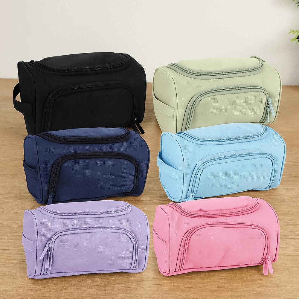 Oxford Cloth Double-Layer Pencil Case Wear-resistant Stationery Organizer Pencil Bag  Boy Girl